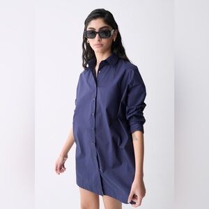 Deluc Viola Rust Button-Up Shirt Dress size S